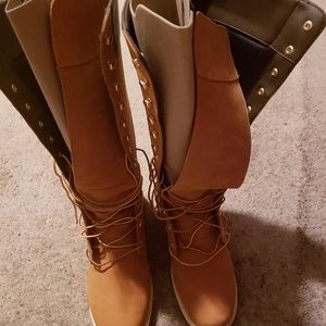Women's Timberland Wheat 14 inch Boots